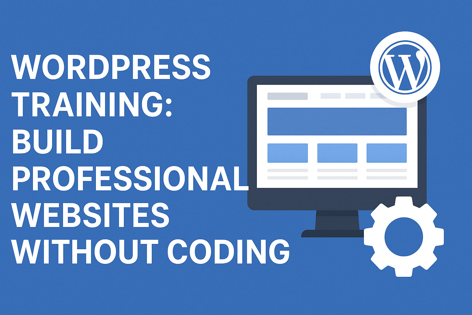 WordPress Training Build Professional Websites Without Coding