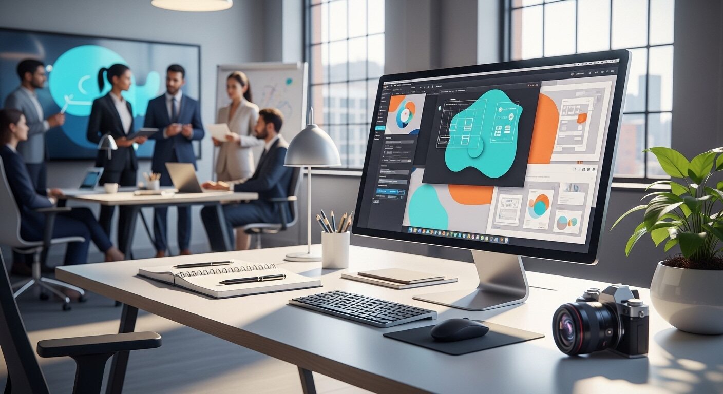 Clean Modern Creative Agency Services