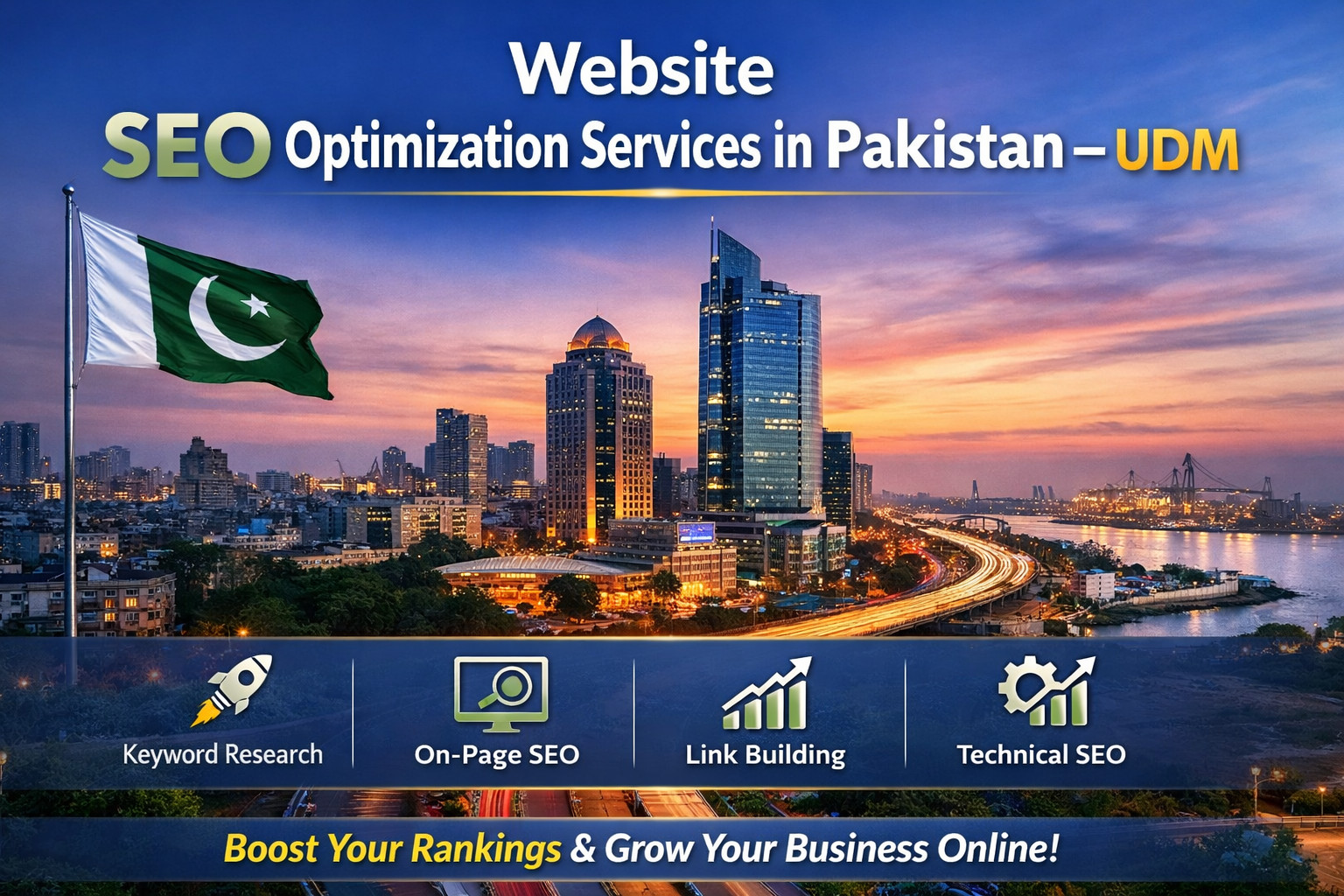 Website SEO Optimization Services in Pakistan – UDM