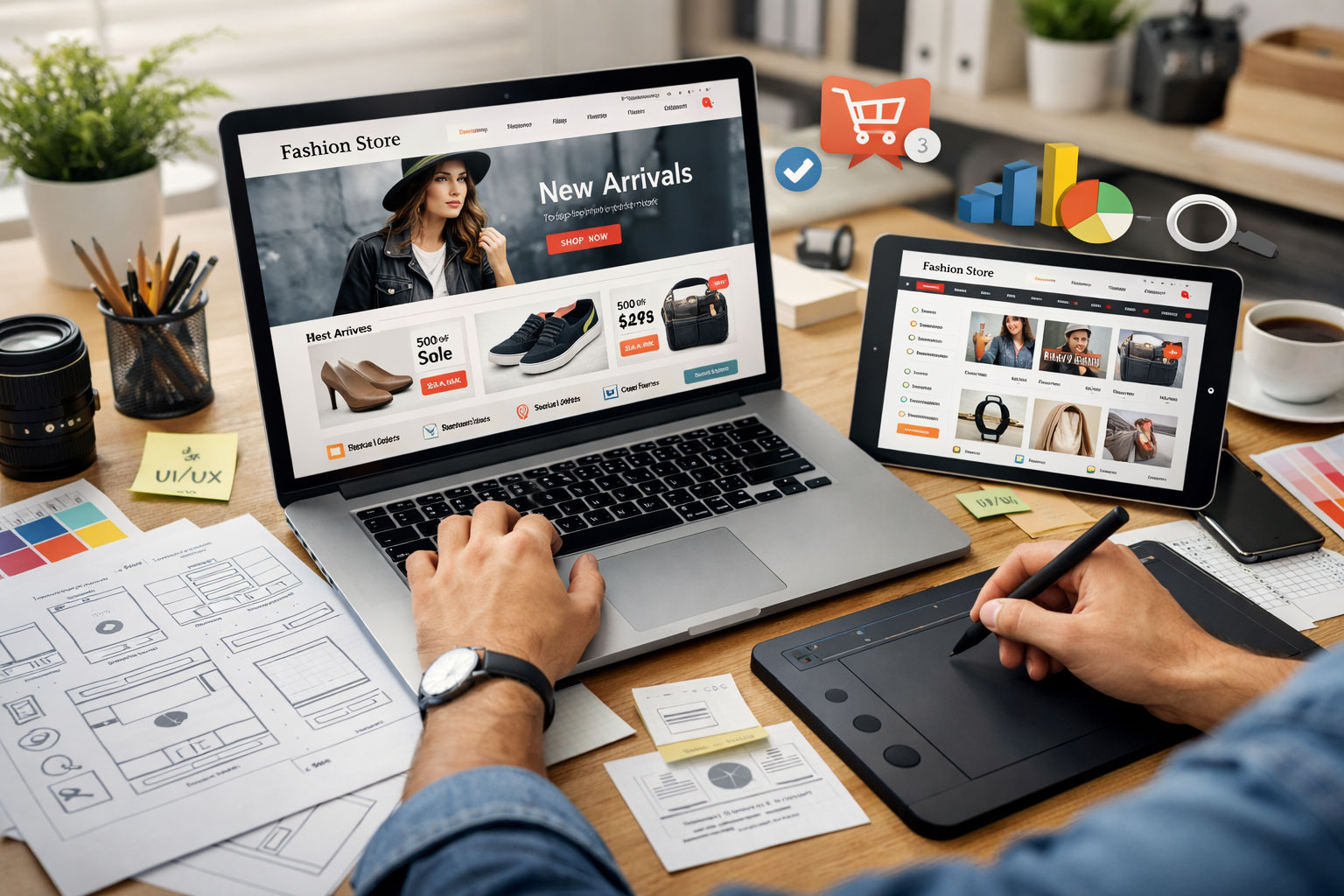 E-Commerce Web Design – Professional Solutions by UDM