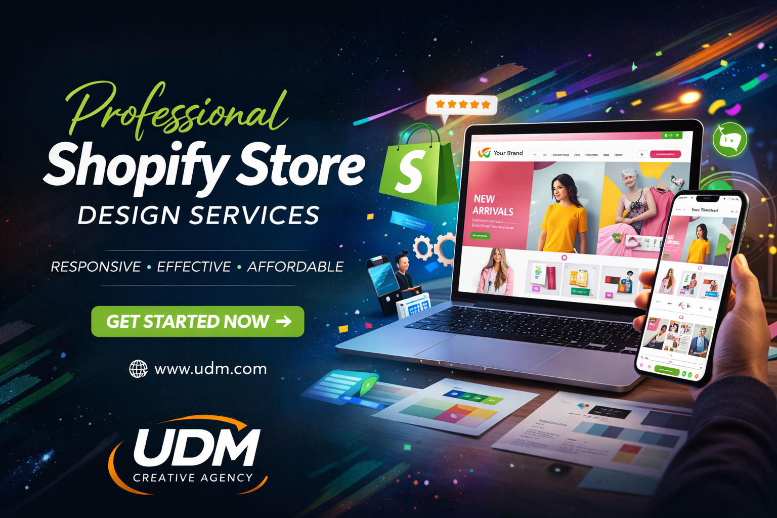Professional Shopify Store Design Services – UDM