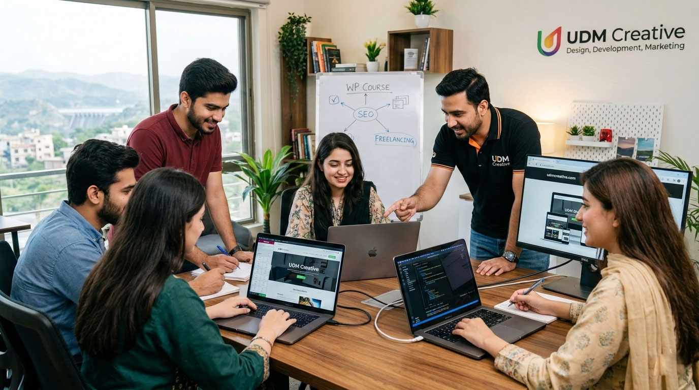 Professional WordPress Course in Pakistan – UDM Creative