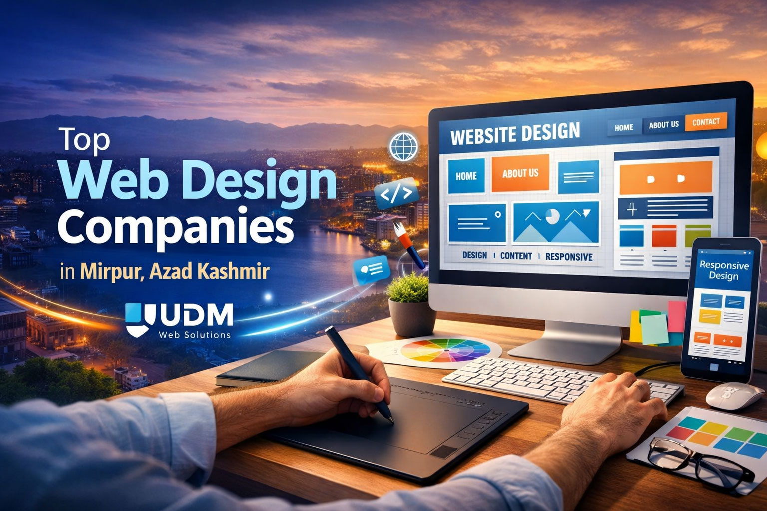 Top Web Design Companies in Mirpur Azad Kashmir – UDM